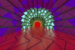 Simple Geometric Illustrations Stampe: 3d rendering of backgrounds abstract
