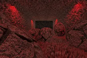 Colorful Computer Graphics Stampe: 3d rendering of backgrounds abstract