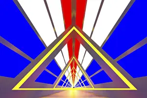 Computer Graphic Art Stampe: 3d rendering of backgrounds abstract