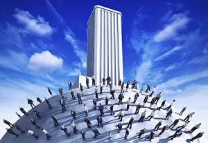 Teamwork Concept Stampe: 3D rendering of an teamwork concept