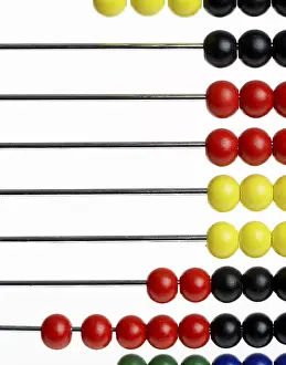 Office Work Equipment Stampe: Abacus - counting frame