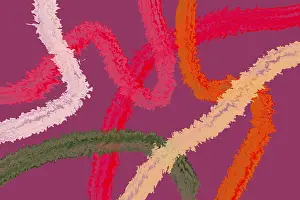 Abstract Artwork Stampe: An abstract artwork featuring dynamic