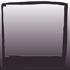 Stampe di L'arte astratta con sfondo a gradiente, scatola delineata e stile minimalista Minimalismo Stampe: L'arte astratta con sfondo a gradiente.