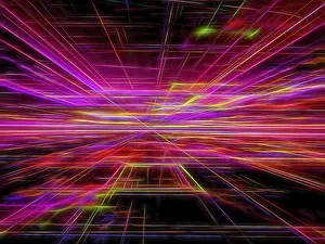 Arte Digitale Stampe: Fondo di sfondo brillante - immagine generata da computer.