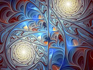 Abstract Background Stampe: Abstract colorful background - computer-generated image