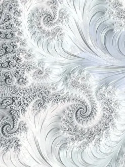 Abstract Fractal Background Stampe: Abstract colourful background - computer-generated image