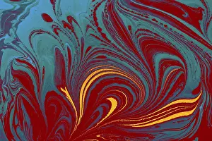 Abstract Marble Texture Stampe: Abstract creative round marble pattern texture