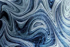 Abstract Fractal Texture Stampe: Abstract fractal texture - computer-generated image
