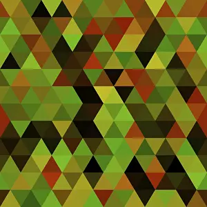 Colorful Geometric Background Stampe: Abstract geometric pattern - computer-generated image