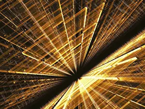 Computer Generated Image Stampe: Abstract golden background - computer-generated image