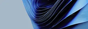 Modern Illustration Concept Stampe: An abstract image featuring smooth