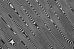 Optical Illusion Image Stampe: Abstract psychedelic background - computer-generated image
