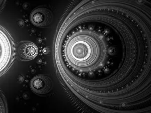 Abstract Background Stampe: Abstract psychedelic background - computer-generated image