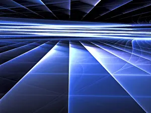 Computer Generated Image Stampe: Abstract tech background - computer-generated image