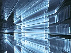 Abstract Technology Background Stampe: Abstract technology background - computer-generated image