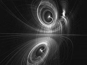 Computer Generated Image Stampe: Abstract technology background - computer-generated image