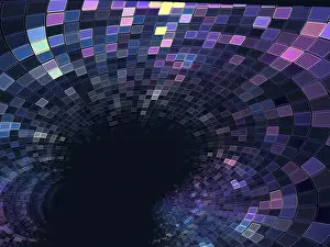 Computer Generated Image Stampe: Abstract technology background with copy space - computer-generated image