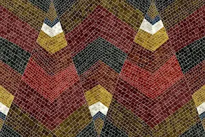 Abstract Mosaic Background Stampe: Abstract vector mosaic background