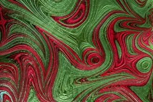 Computer Generated Background Stampe: Abstract wavy background - computer-generated image