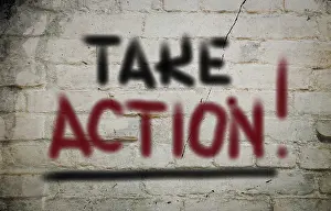 Symbolic Representation Stampe: Take Action Concept