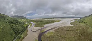 Irlanda Stampe: Visuale aerea di strutture fluviali.