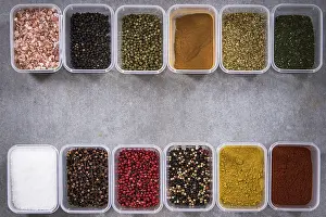 Meal Preparation Spices Stampe: All spices in boxes from above