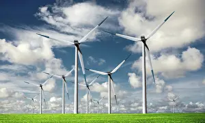 Green Energy Source Stampe: Alternative energy source