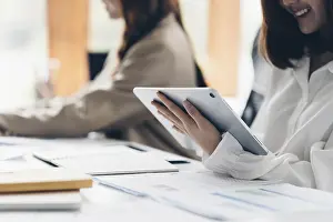 Capital Market Analysis Stampe: Analytics intelligence concept