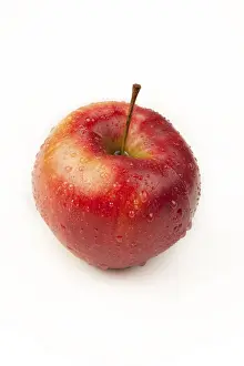 High Angle View Of Apple Stampe: Apple