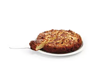Apple Pie Slice Stampe: Apple pie, slice on a pie server