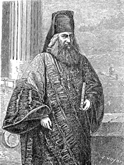 Mount Athos Greece Stampe: Archimandrite, Head of a monastery