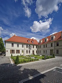 Central European Structures Stampe: Architectural complex WallstraBe on Bachplatz