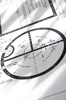 Construction Site Planning Stampe: Architectural plans