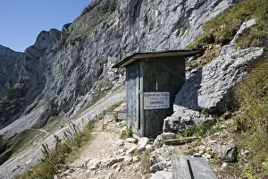 Berchtesgaden Bavaria Germany Stampe: Assembly point in front of Schellenberg Ice Cave