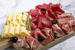 Assorted Meat Platter Stampe: Assorted meat, appetizer, prosciutto