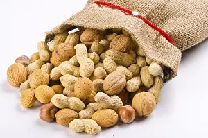Deserted Food Scene Stampe: Assorted Nuts