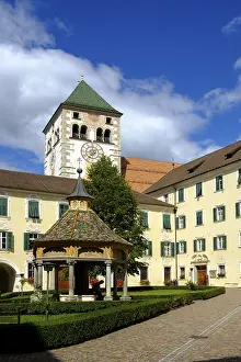 Sacral Building In Europe Stampe: Augustinian canons monastery