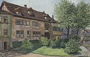 Historical Music Composers Stampe: Bachhaus in Eisenach, Thuringia