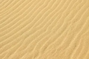 Wavy Sand Structure Stampe: Background image, wave pattern in the sand