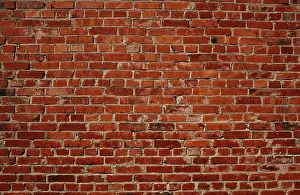 Stampe di Fondo di un muro in mattoni rossi a tessitura. Ottimo per iscrizioni graffiti Arte Astratta Stampe: Fondale di un muro in mattoni rossi a tessitura del pattern.