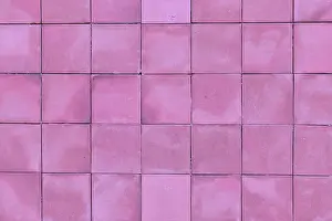 Colorful Symbolic Picture Stampe: Background with small pink rectangular tiles