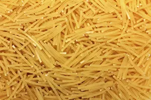 Close Up Pasta Dish Stampe: Background of small vermicelli macro