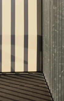 Upper Austria Journey Stampe: Balcony railing with shadow casting