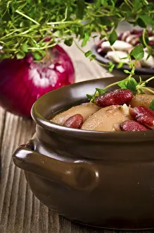 Empty Plate Desserts Stampe: Bean soup