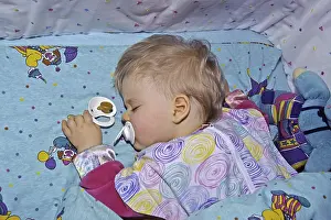 One Person Sleeping Stampe: In bed