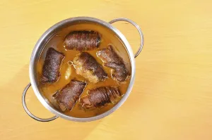 Still Life Images Stampe: Beef rolls