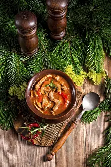 Tomato Sauce Dishes Stampe: Beef Stroganoff