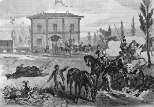 Horse Drawn Carriage Image Stampe: After the Bibonar in Conrelles