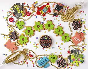 Lucky Charm Cookies Stampe: Biscuits in the shape of shamrocks