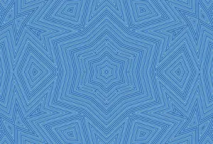 Abstract Pattern Stampe: Blue background with abstract lines pattern